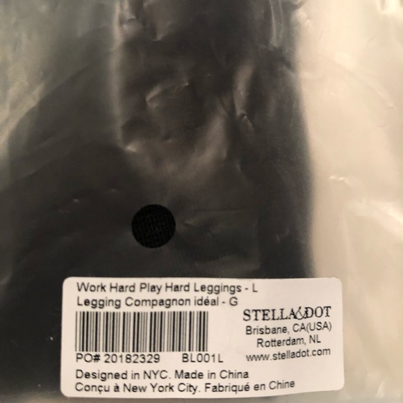 **SOLD**Stella and Dot Black Leggings - Brand New - Picture 3 of 3